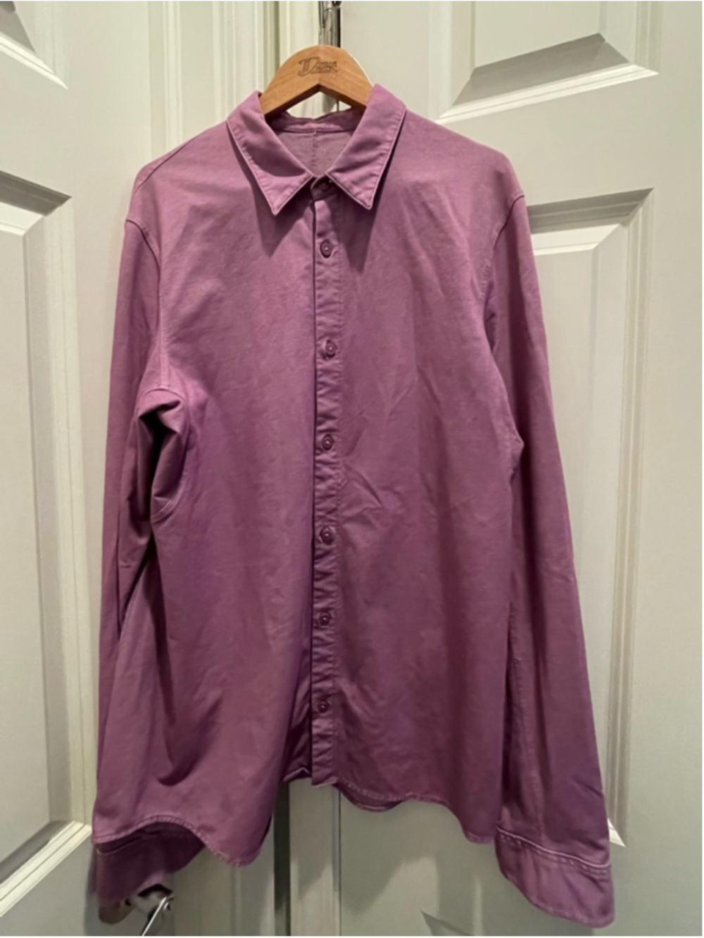 Lululemon Men’s Commission Long Sleeve Button-Down Shirt, Approx Size Small, EUC